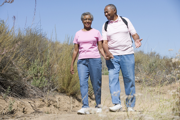 bigstock-Senior-Couple-On-A-Walking-Tra-3916891