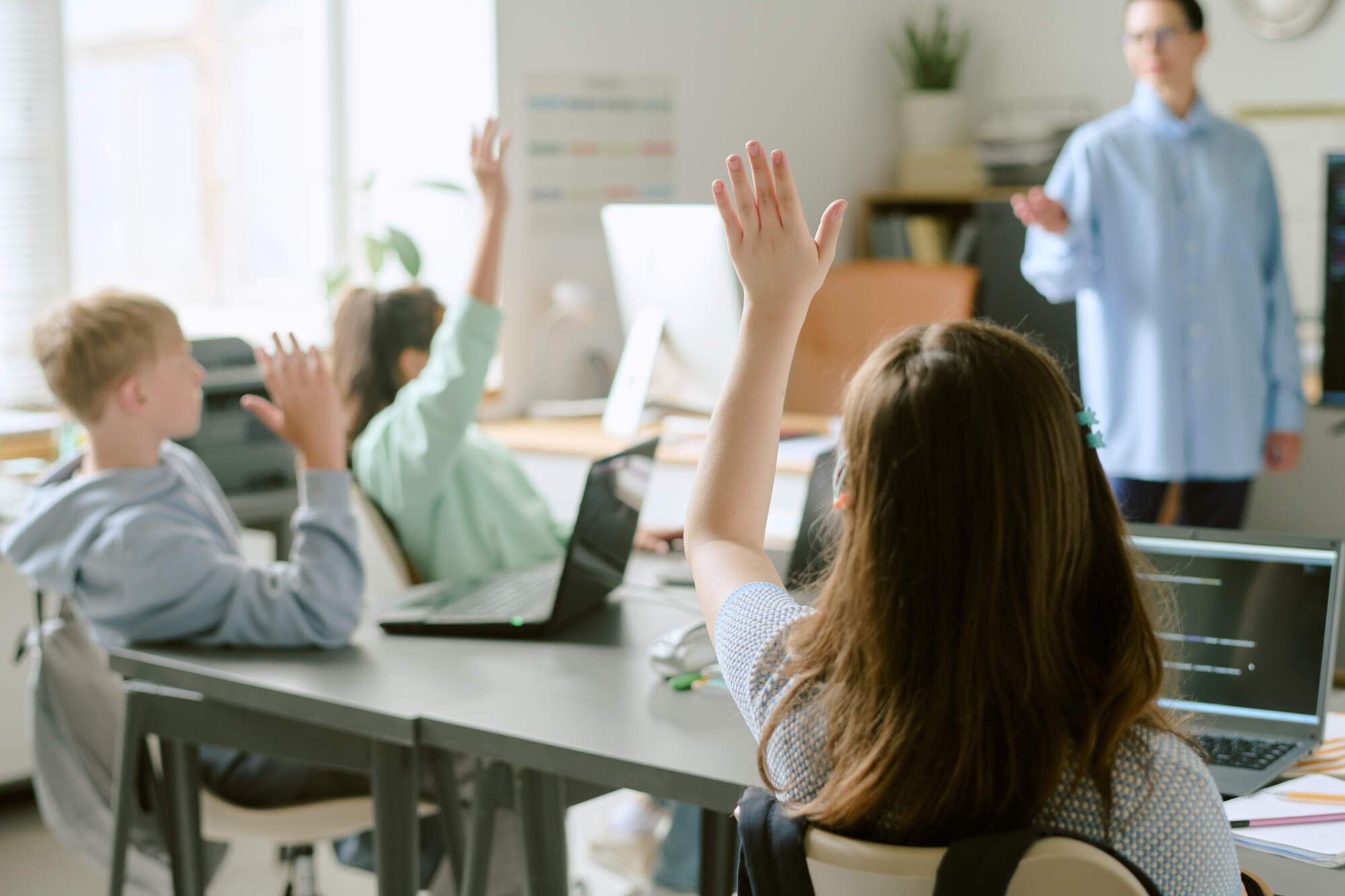 Students in Tech-Filled Classroom Screen Time and Neck Pain
